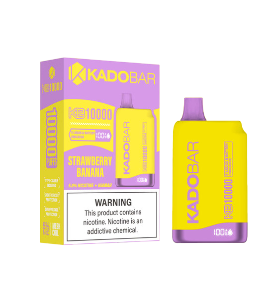 Strawberry Banana Kado Bar KB10000 Disposable Vape