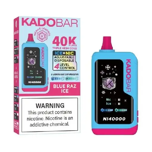 Blue Raz Ice Kado Bar NI40K Ice + Nic Vape