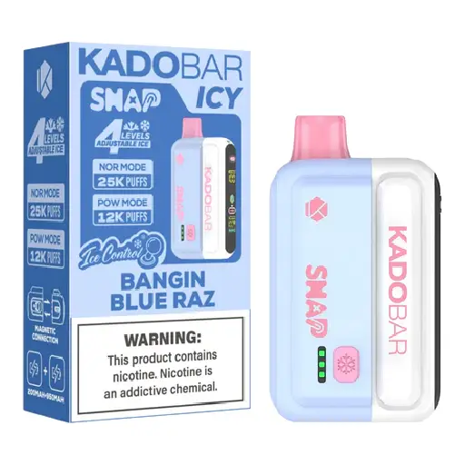 Bangin Blue Raz Kado Bar Snap 25K Disposable Vape