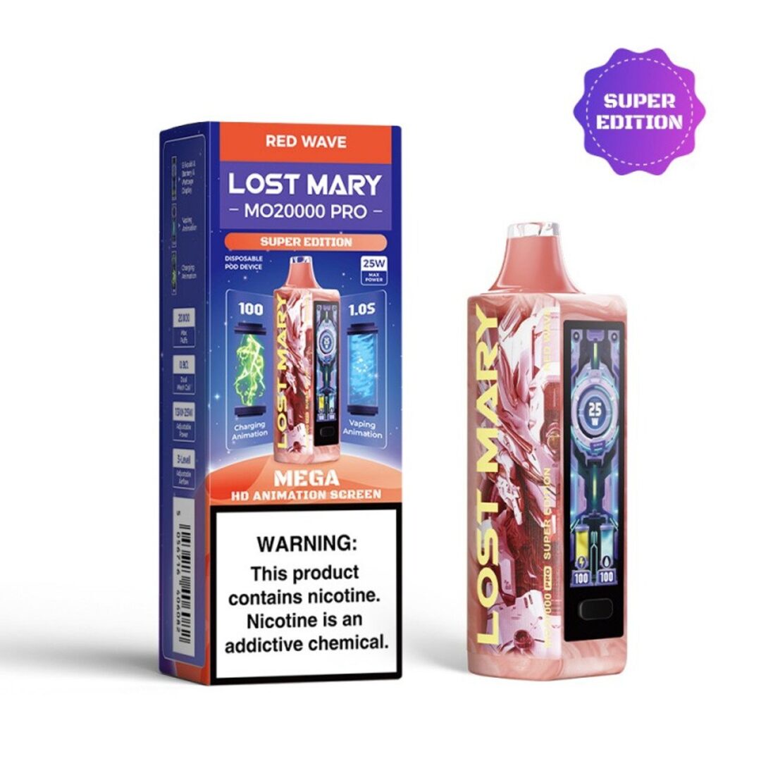 Red Wave Lost Mary MO20000 Pro Disposable Vape | Lost Mary Vape