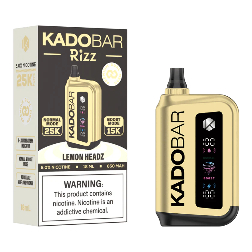 Lemon Headz Kado Bar Rizz 25K Disposable Vape
