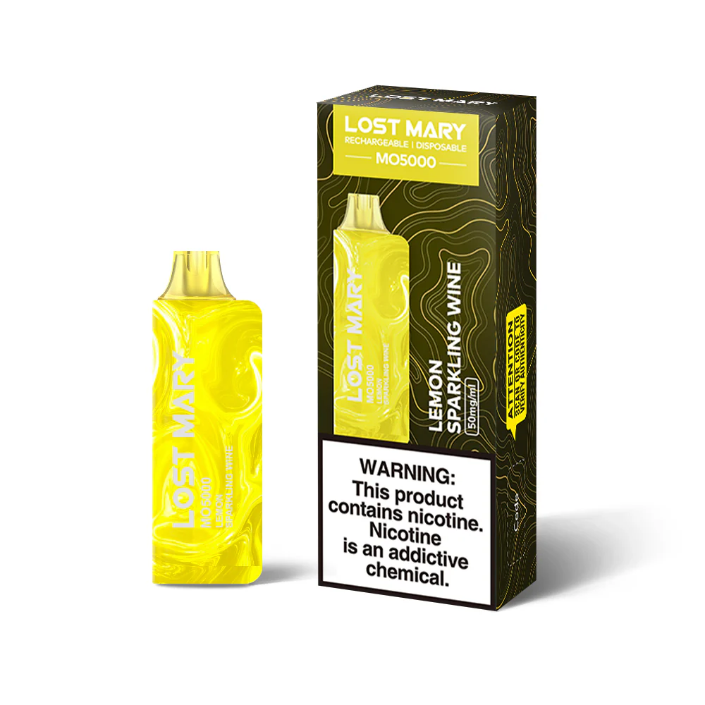 Lemon Sparkling Wine Lost Mary MO5000 | Lost Mary Vape