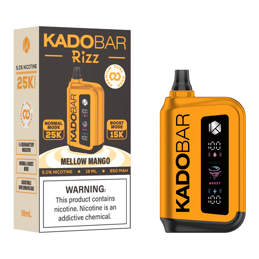Mellow Mango Kado Bar Rizz 25K Puffs Disposable