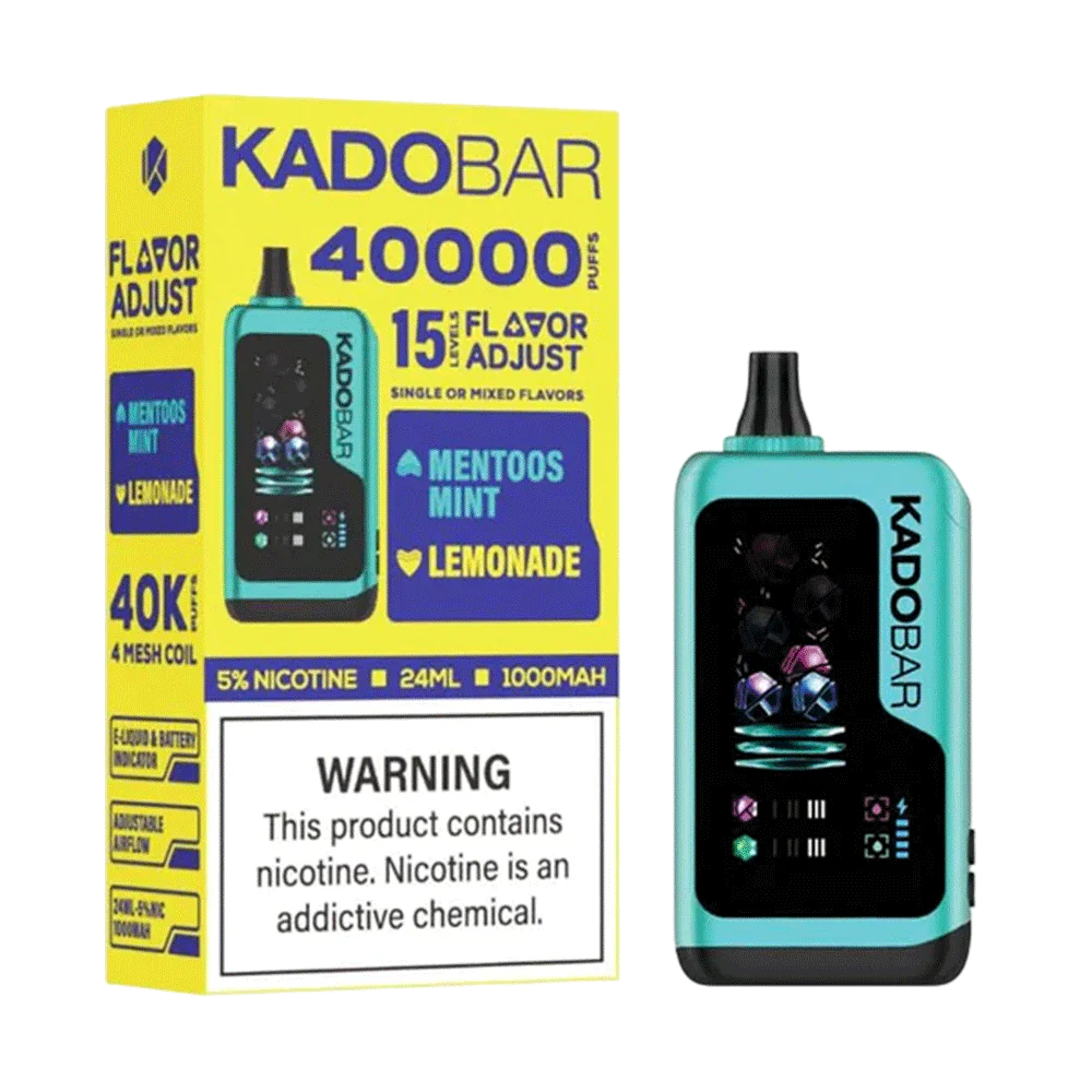 Kado Bar Mentoos Mint Lemonade NI40K Ice+Nic Vape