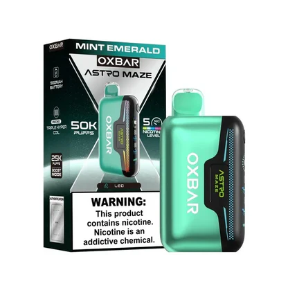 Mint Emerald Disposable Vape – Oxbar Astro Maze 50K