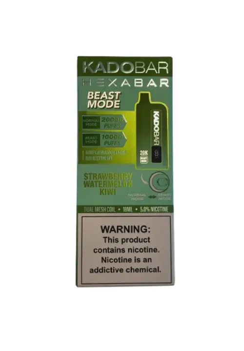 Strawberry Watermelon Kiwi – Hexa X Kado Bar 20000 Puffs