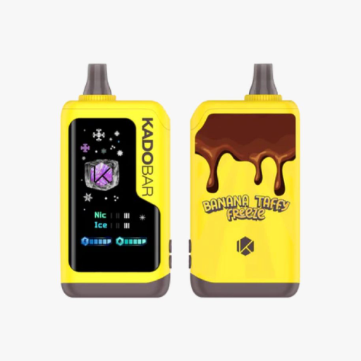 Banana Taffy Freeze Geek Bar NI40K Ice Nic Vape