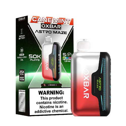 Cane Mint Disposable Vape – 50K Puffs Rechargeable