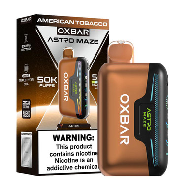 American Tobacco Disposable Vape – Oxbar 50K Puffs