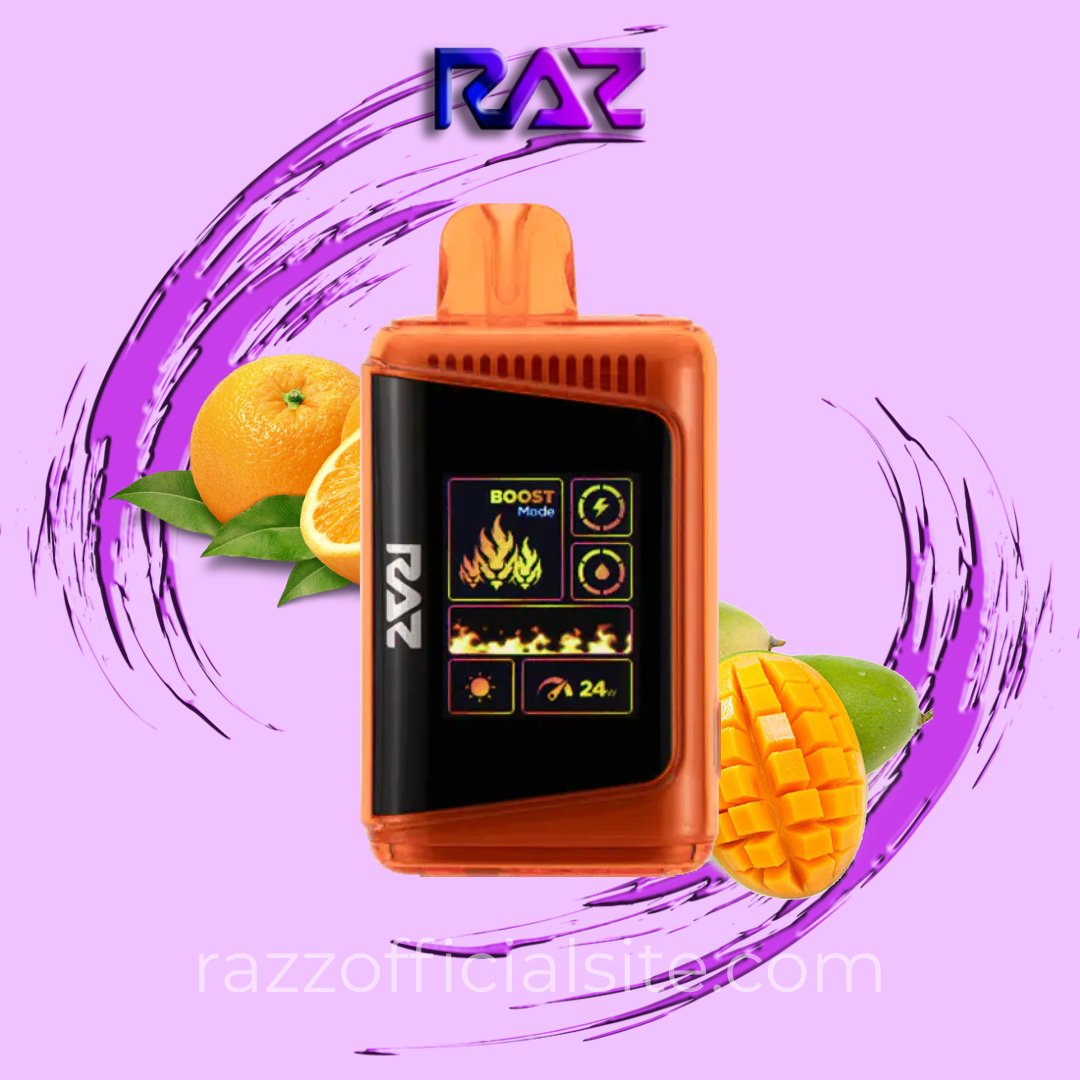 Orange Mango Raz DC25000 Disposable Vape | Raz Vape Orange Mango Raz DC25000 Disposable Vape | Raz Vape