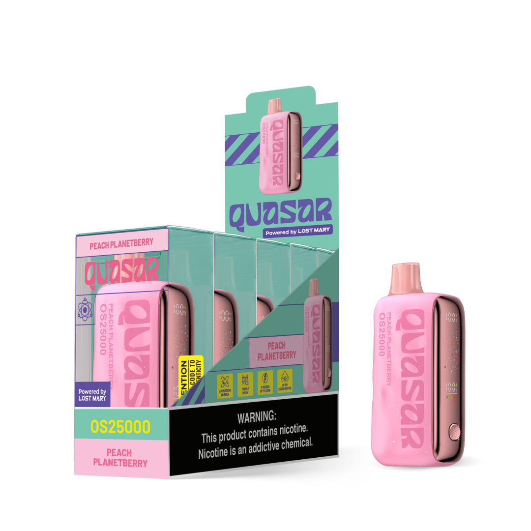 Peach Planetberry Lost Mary Quasar OS25000 Vape | Lost Mary Vape
