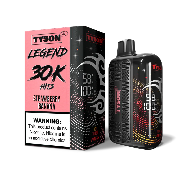 Tyson 2.0 Legend 30K Strawberry Banana Disposable Vape
