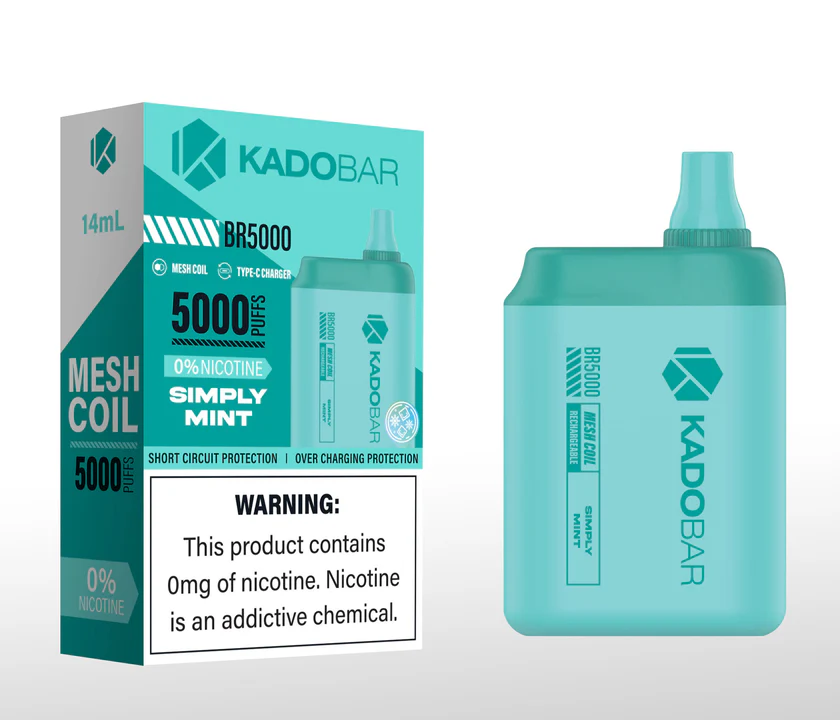 Kado Bar Simply Mint 5000 Puffs 0% Nicotine