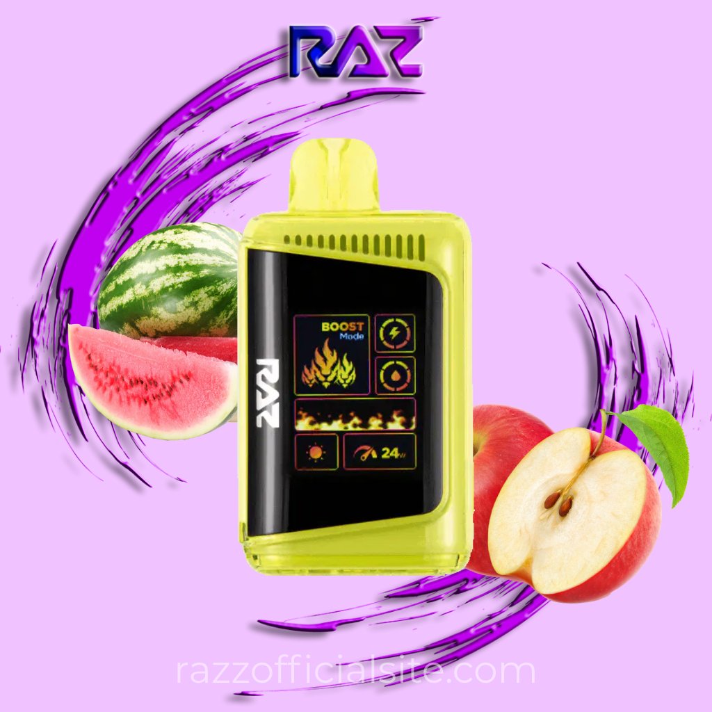 Sour Apple Watermelon Raz DC25000 Disposable Vape | Raz Vape