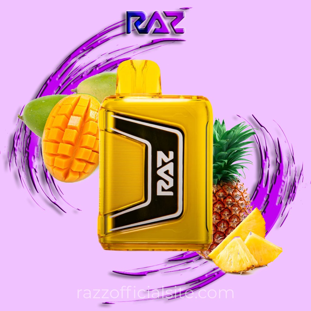 Sour Mango Pineapple Raz TN9000 Disposable Vape | Raz Vape Sour Mango Pineapple Raz TN9000 Disposable Vape | Raz Vape
