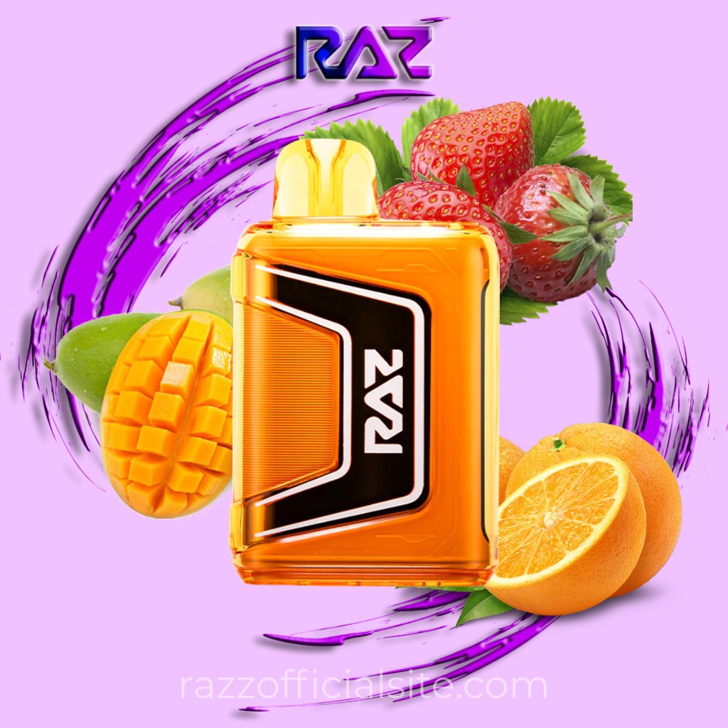 Strawberry Orange Mango Raz TN9000 Disposable Vape | Raz Vape