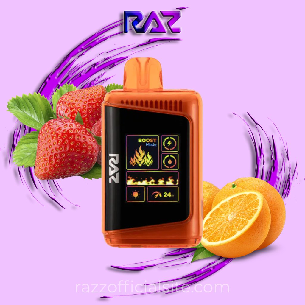 Strawberry Orange Tang Raz DC25000 Disposable Vape | Raz Vape