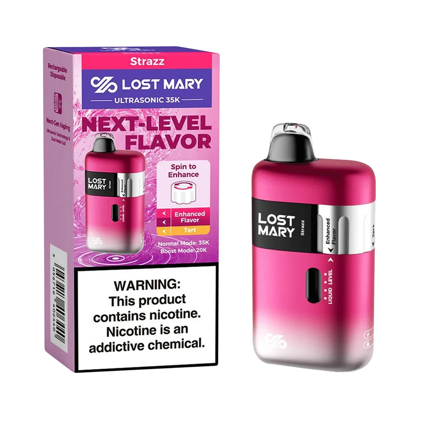 Strazz Lost Mary Ultrasonic 35K Disposable Vape | Lost Mary Vape