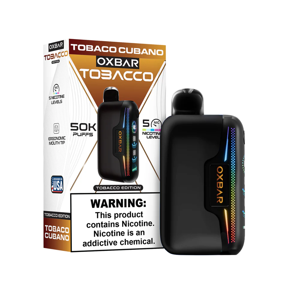 Tobacco Cubano Disposable Vape | Oxbar Astro Maze Tobacco Cubano Disposable Vape | Oxbar Astro Maze