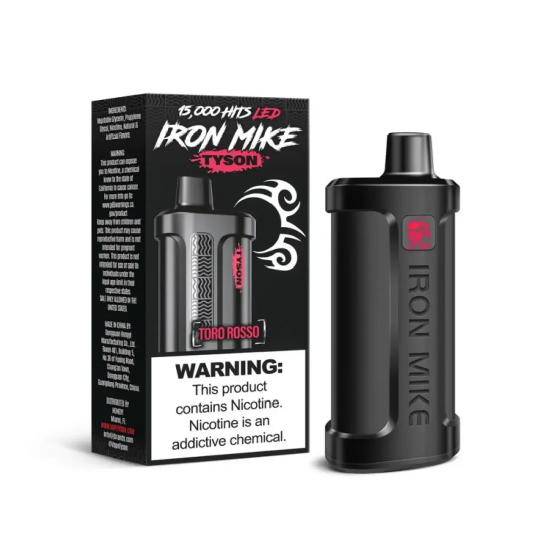 Tyson 2.0 15000 Hits Toro Rosso Iron Mike Vape