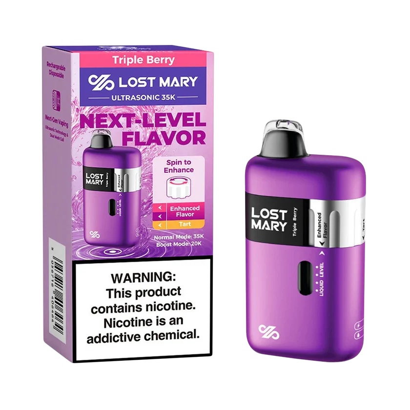 Triple Berry Lost Mary Ultrasonic 35K Disposable Vape | Lost Mary Vape