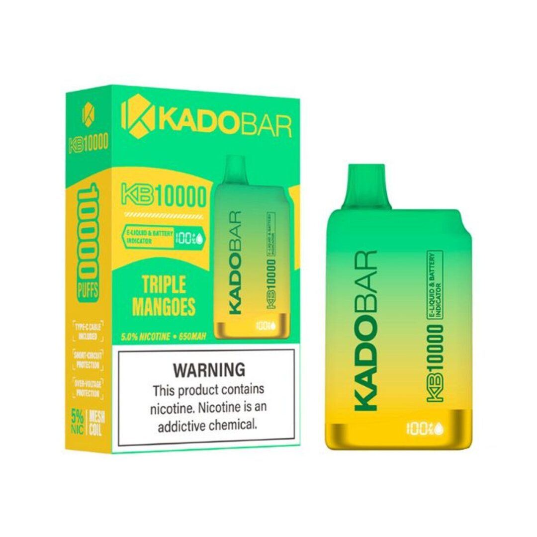 Triple Mangoes Kado Bar KB10000 10K Puffs Vape