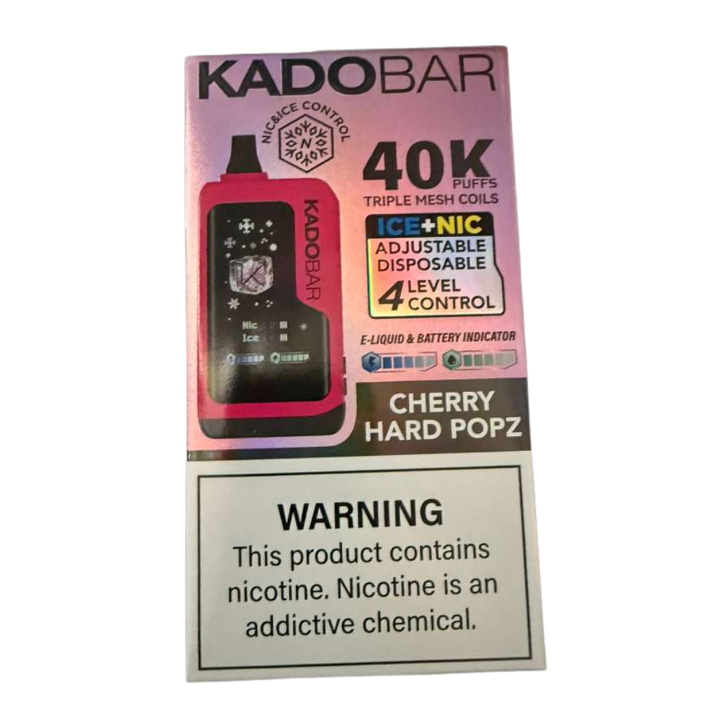 Cherry Hard Popz Kado Bar NI40K Ice Nic Vape Cherry Hard Popz Kado Bar NI40K Ice Nic Vape