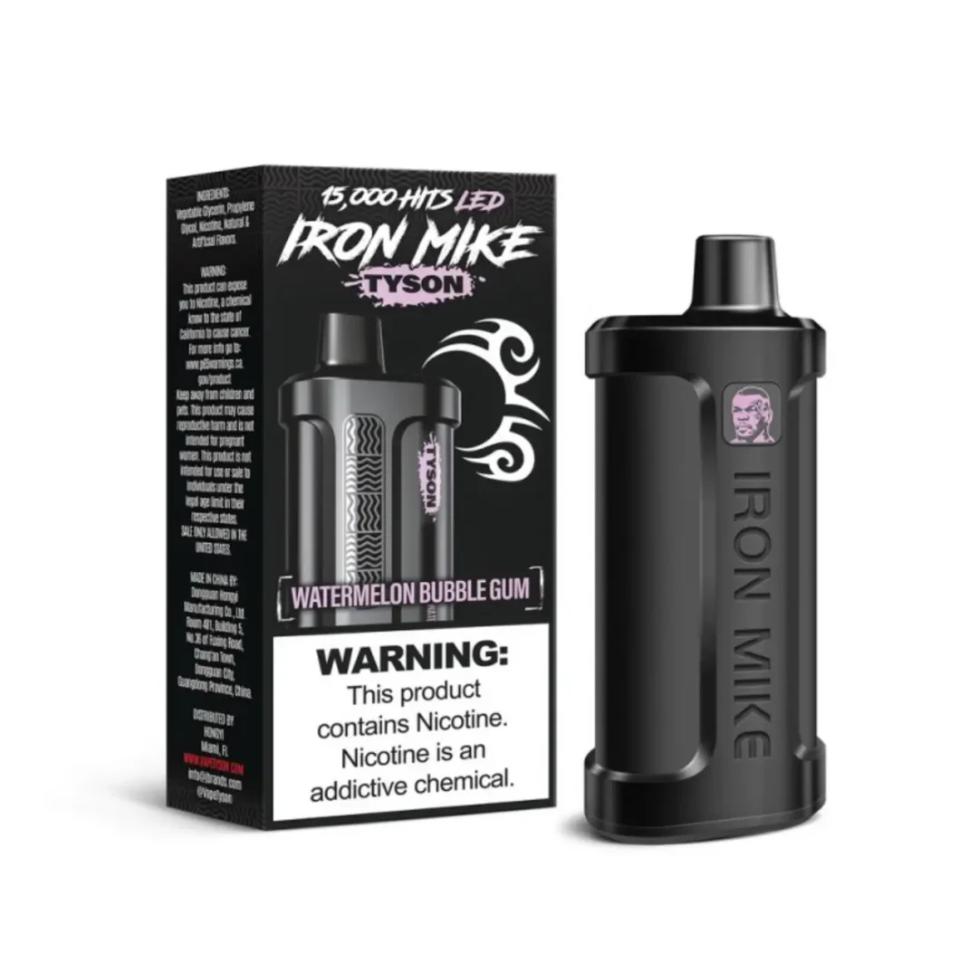 Watermelon Bubble Gum Iron Mike Tyson 2.0 15K Disposable Vape