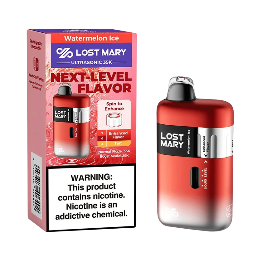 Watermelon Ice Lost Mary Ultrasonic 35K Disposable Vape | Lost Mary Vape