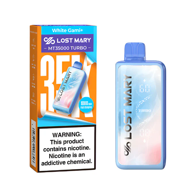 White Gami LOST MARY MT35000 TURBO | Lost Mary Vape