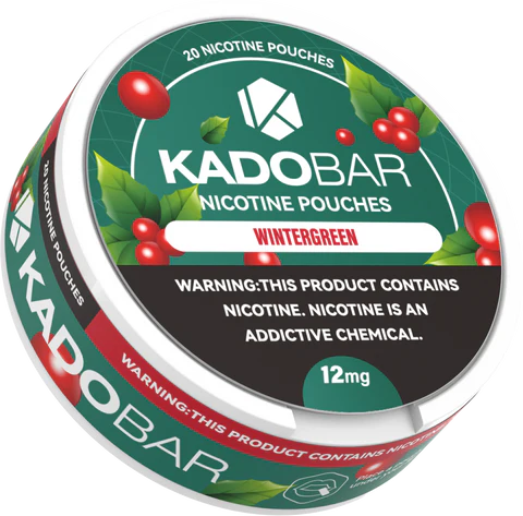 Wintergreen 12MG Kado Bar Nicotine Pouches Wintergreen 12MG Kado Bar Nicotine Pouches