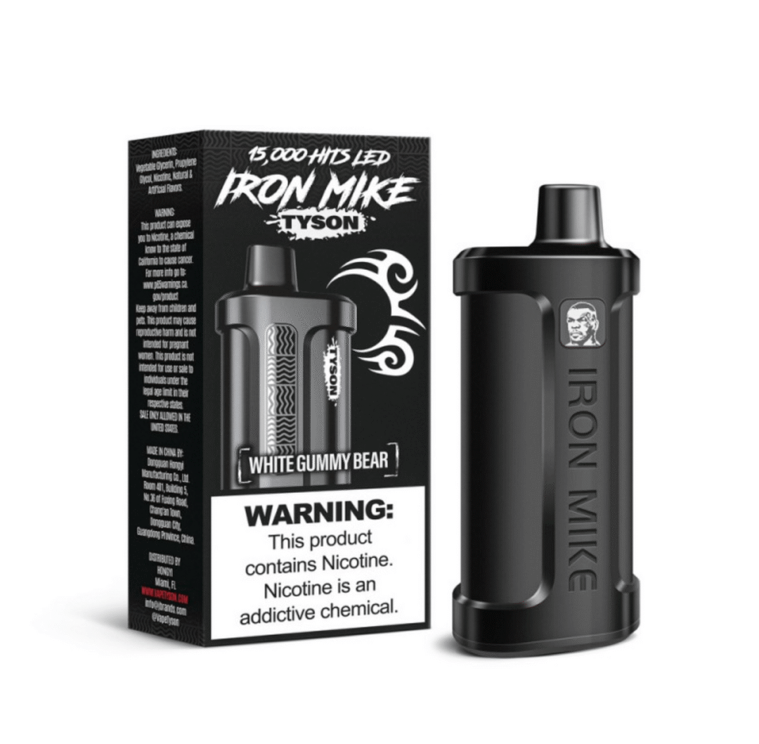 White Gummy Bear Iron Mike Tyson 15K Vape Device