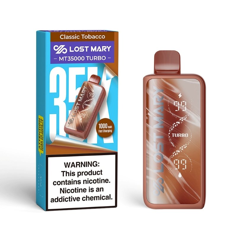 Classic Tobacco Lost Mary MT35000 Turbo | Lost Mary Vape