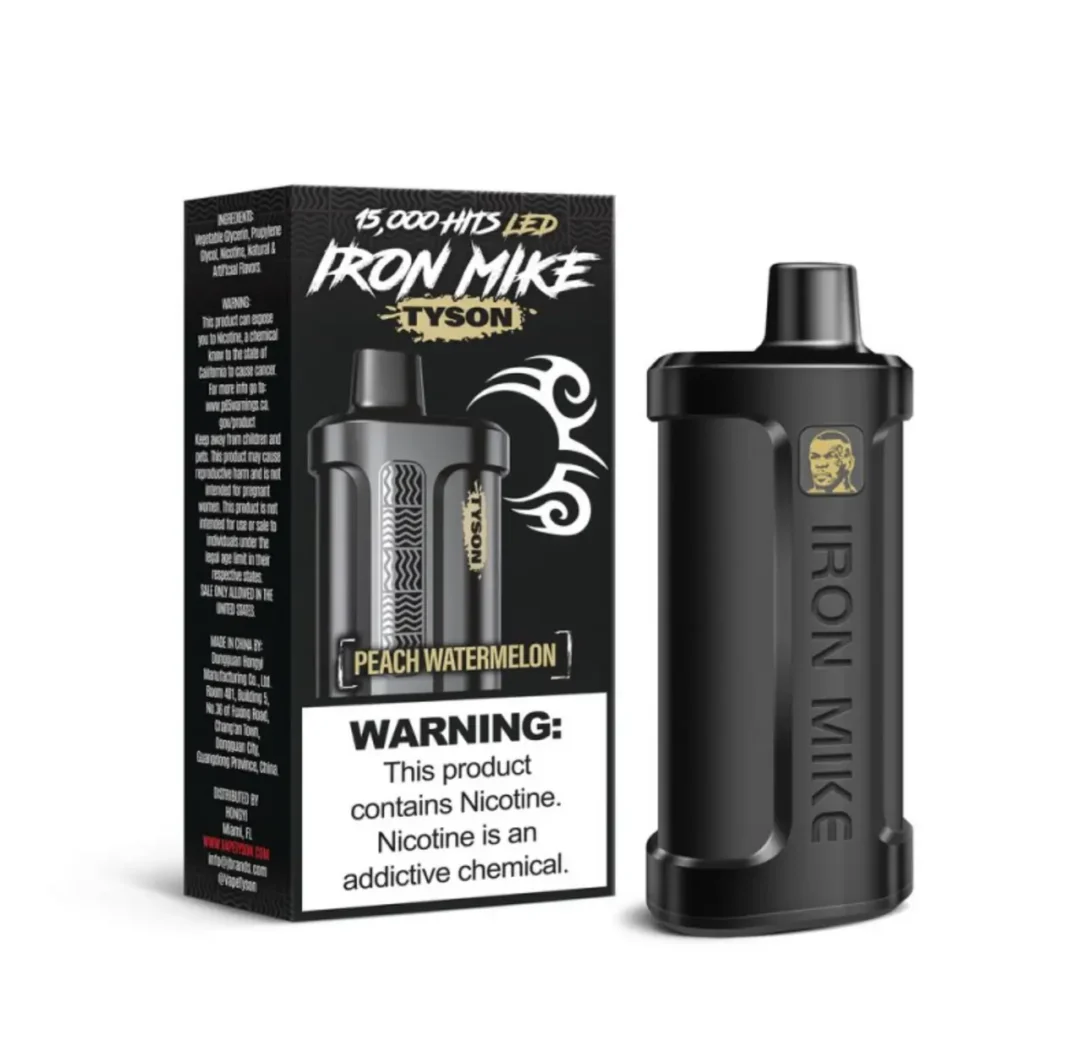 Peach Watermelon Iron Mike Tyson 2.0 15K Disposable Vape