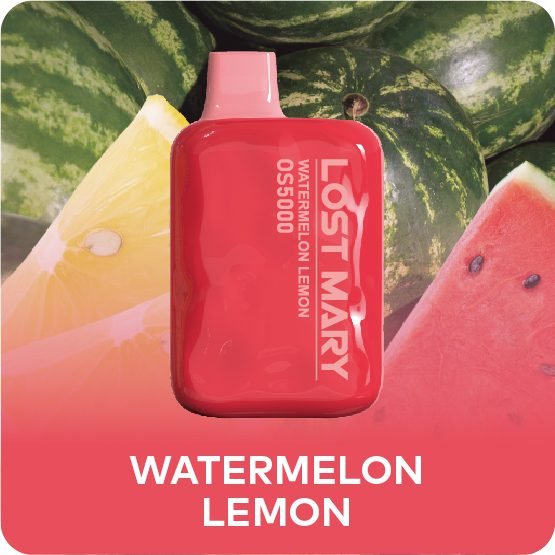 Watermelon Lemon Lost Mary OS5000 Disposable Vape | Lost Mary Vape