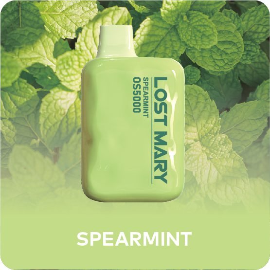 Spearmint Lost Mary OS5000 Disposable Vape | Lost Mary Vape