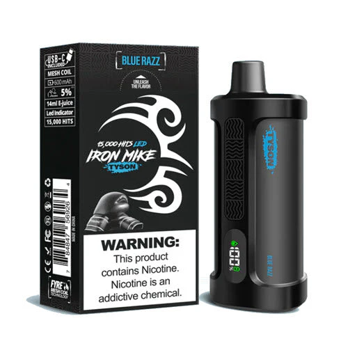 Blue Razz Iron Mike Tyson 2.0 15K Disposable Vape