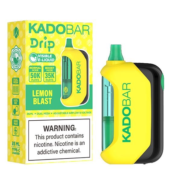 Lemon Blast Kado Bar Drip 50k Disposable Vape