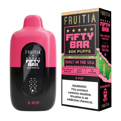 B-Pop Fruitia X Fifty Bar V2 | Fifty Bar Vape