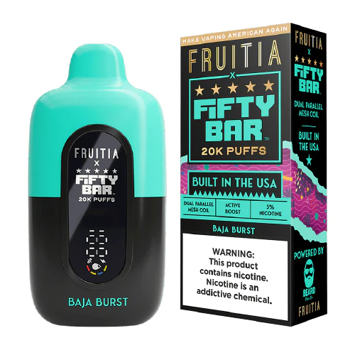 Baja Burst Fruitia X Fifty Bar V2 | Fifty Bar Vape
