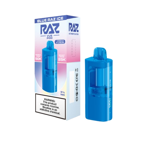 Blue Razz Ice RAZ VUE Pod | Disposable Pods