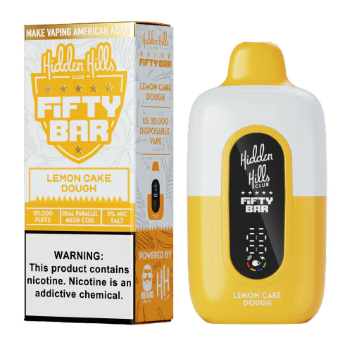 Fifty Bar Lemon Cake Dough Fifty Bar Hidden Hills Disposable