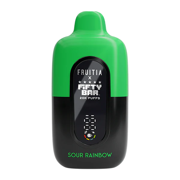 Sour Rainbow Fruitia X Fifty Bar V2 | Fifty Bar Vape Sour Rainbow Fruitia X Fifty Bar V2 | Fifty Bar Vape