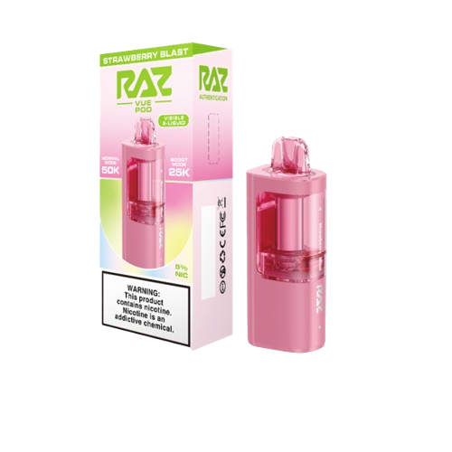 Strawberry Blast RAZ VUE Pod | Disposable Pods