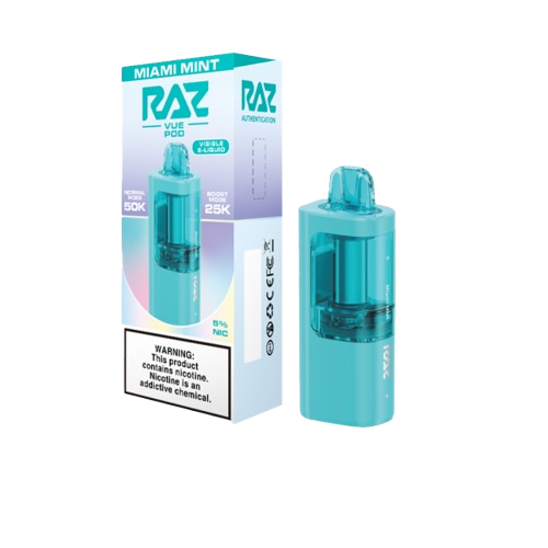 Miami Mint RAZ VUE Pod | Disposable Pods