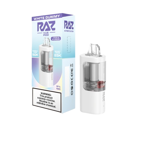 White Gummy RAZ VUE Pod | Disposable Pods White Gummy RAZ VUE Pod | Disposable Pods