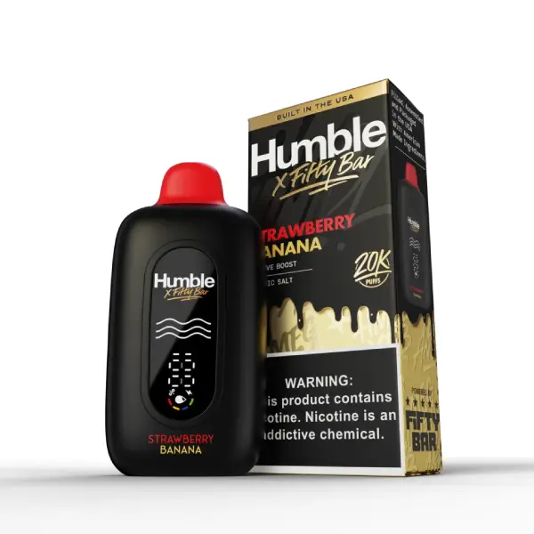 Strawberry Banana Humble X Fifty Bar 20K Disposable