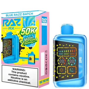 Blue Razz Batch Raz RX 50K Puffs Disposable Vape – Batch Edition