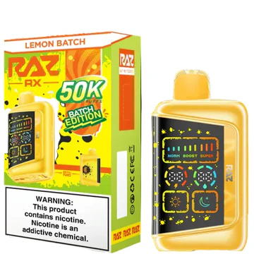 Lemon Batch Raz RX 50K Puffs Disposable Vape – Batch Edition