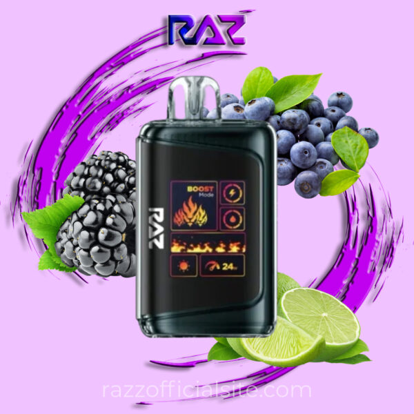 Black & Blue Lime - Raz Vape LTX 25K (DC25000)